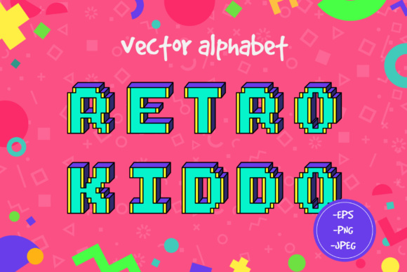 Bringing Back the 90s: A Deep Dive into the Retro Kiddo Vector Alphabet