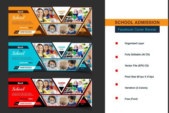 Choosing the Right School Admission Facebook Cover Banner for Your Campaign