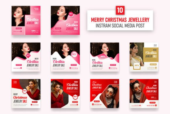 Christmas Jewelry Sale Social Media Post: Elevate Your Holiday Marketing with Ready-Made Designs