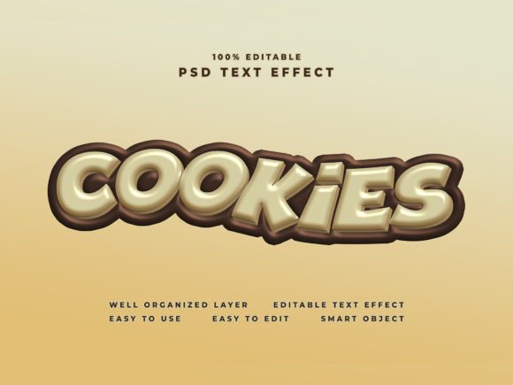 Cookies Text Effect: Turn Any Design into a Cool Visual in Seconds