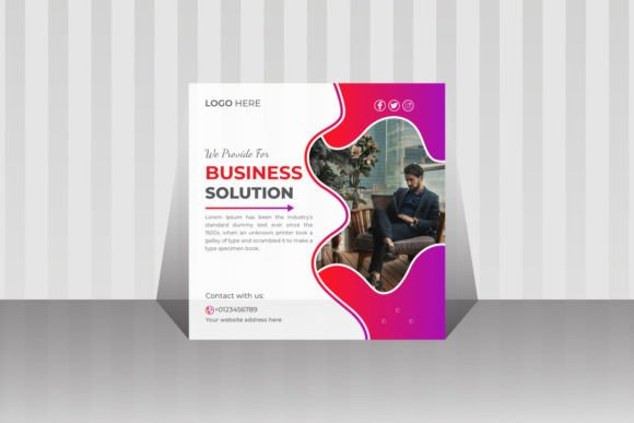 Corporate Social Media Post Design for Professional Branding