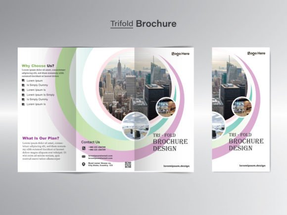 Corporate Trifold Brochure Template for Modern Branding