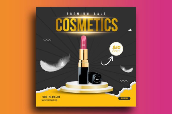 Cosmetics Sale Social Media Post Guide