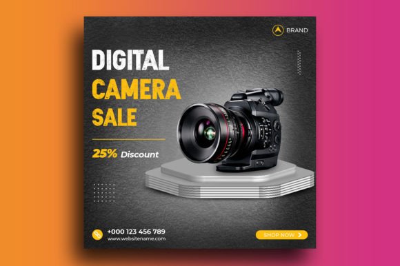 Digital Camera Sale Social Media Post That Saves Time and Boosts Clarity