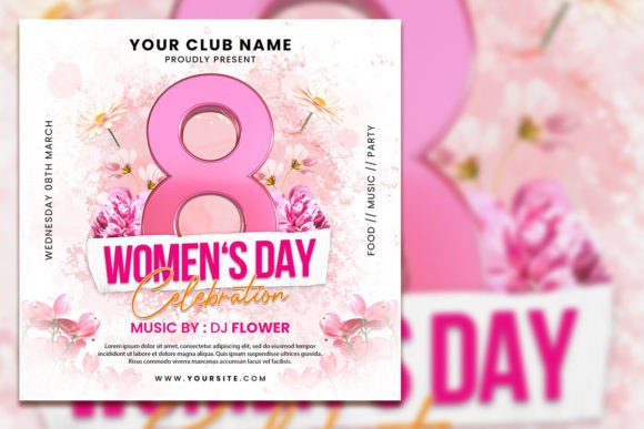 Elevate Your International Women's Day Campaign with a Square Flyer Template