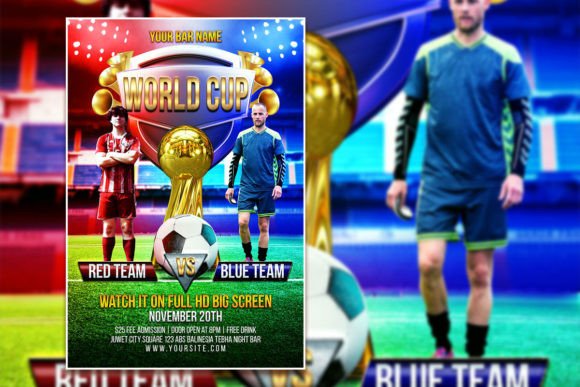 Football Sport Flyer or Poster Template: Your Shortcut to Professional Game Promotion