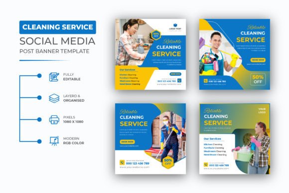 Home Cleaning Service Social Media Post: A Professional Template That Works for Any Business