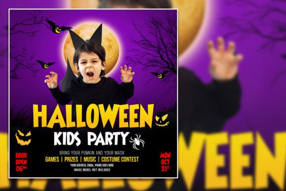 How a Halloween Kids Party Social Media Post and Editable Flyer Template Can Transform Your Holiday Marketing