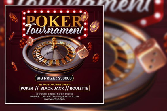 Modern Poker Tournament Square Flyer: A Practical Guide to Planning and Customizing Casino Night Events