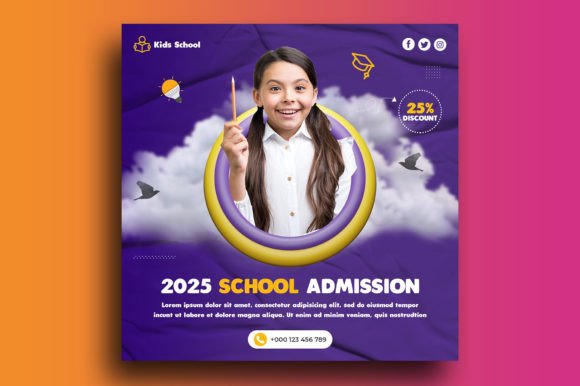 Optimizing Your School’s Enrollment Outreach: A Complete Guide to the Kids School Education Admission Social M Template