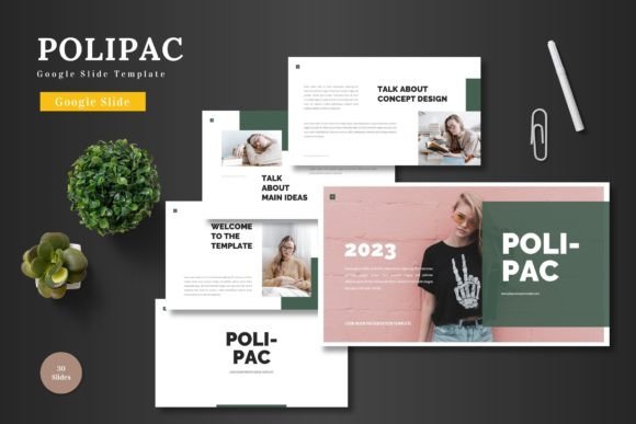 Polipac – Google Slide Template for Versatile Business and Creative Presentations