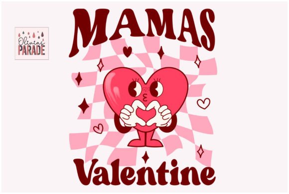Retro Mamas Valentine PNG: Creative Print Ideas
